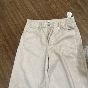 Zara Pants / Jeans beige shine